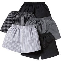 Southbay Pack Of 5 Woven Boxers