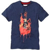 Joe Brown Flaming Guitar T-Shirt Reg