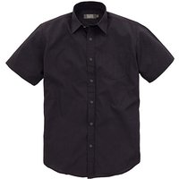 W&B London Black S/S Formal Shirt R