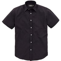 W&B London Black S/S Formal Shirt L