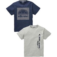 Ellesse Pack Of Two T-Shirts Long