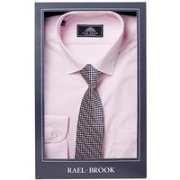 Rael Brook Pink L/S Shirt And Tie Set R