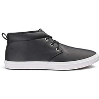 Leather Look Casual Chukka Boots