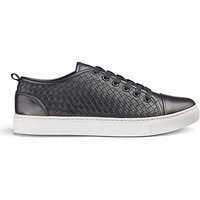 Woven Lace Up Casual Shoes