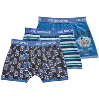 Joe Browns Pack Of 3 Hipsters - BLUE MIX