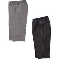 Capsule Pack Of 2 3/4 Length Joggers - CHARCOAL/BLACK
