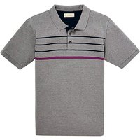 WILLIAMS & BROWN Short Sleeve Polo Shirt - GREY
