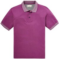 WILLIAMS & BROWN Short Sleeve Polo Shirt - PURPLE