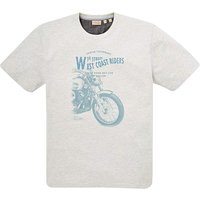 WILLIAMS & BROWN Short Sleeve T-Shirt - OATMEAL