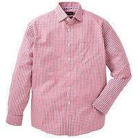 Double Two Gingham Check Shirt - RED