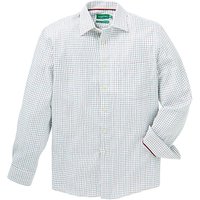 Double Two Brushed Cotton Check Shirt - MULTI