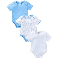 KD Baby Pack Of Three Bodysuits - BLUE/WHITE