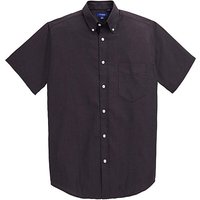 Premier Man Short Sleeve Oxford Shirt - BLACK