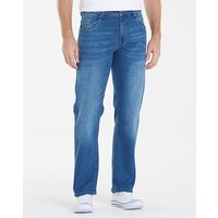 Union Blues Straight Fit Jeans 29 Inch - STONEWASH