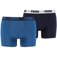 2 Pair Puma Basic Boxer Shorts - TRUE BLUE