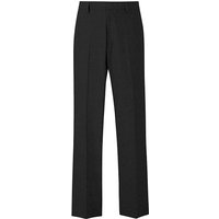 W&B London Plain Front Reg Fit Trousers - CHARCOAL