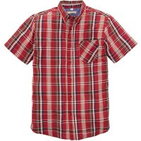 WILLIAMS & BROWN Short-Sleeve Shirt - RED