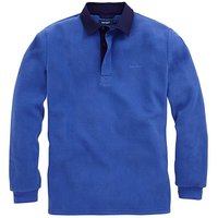 Southbay Unisex Fleece Rugby Shirt - BLUE