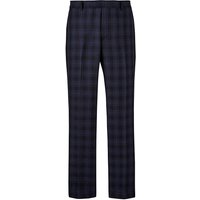 WILLIAMS & BROWN LONDON Suit Trousers - NAVY CHECK