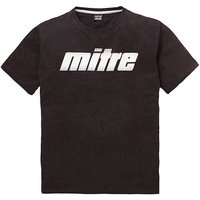 Mitre Logo T-Shirt Regular - BLACK