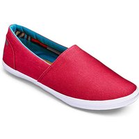 Canterbury Slip On Casual Shoes - BURGUNDY