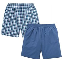 Capsule Pack Of 2 Woven Shorts - CHECK/PLAIN