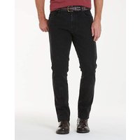 UNION BLUES Stretch Tapered Jean 29in - BLACK