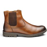 Leather Chelsea Boots Standard - BROWN