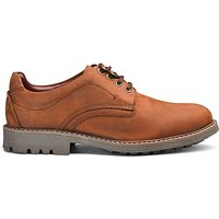Hybrid Derby Shoes Extra Wide Fit - BROWN