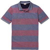 WILLIAMS & BROWN Polo Shirt Long - RED