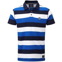 Tog24 Dyson Stripe Mens Polo Shirt - BLUE