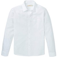 WILLIAMS & BROWN Linen Mix Shirt - WHITE