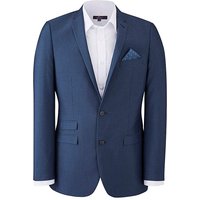 W&B London Tonic Suit Jacket Long - BLUE