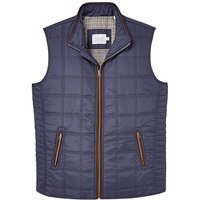 WILLIAMS & BROWN Quilted Gilet - NAVY