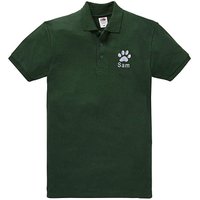 Personalised Dog Walking Polo Shirt - GREEN