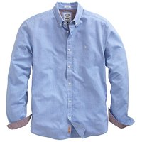 Wrangler Long Sleeved Oxford Shirt - BLUE