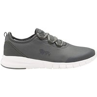 Lonsdale Zambia Lace Up Trainers - GREY/WHITE