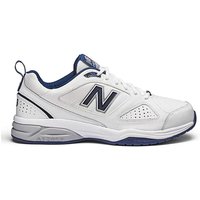 New Balance MX624 Lace Trainers Wide Fit - WHITE