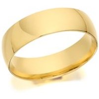 9ct Gold Heavyweight Court Wedding Ring - 6mm - R5276-Z