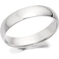 9ct White Gold Extra Heavyweight Court Wedding Ring - 5mm - R5581-W
