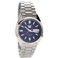Seiko SNXS77 Stainless Steel Automatic Blue Dial Bracelet Watch - W2527