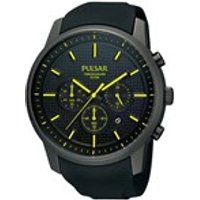 Pulsar PT3193X1 Black Ionic Finish Resin Strap Watch - W4227