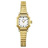Rotary LB0076429 Gold Plated Expanding Bracelet Strap Watch - W6347