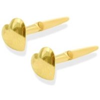 9ct Gold Mini Heart Andralok Earrings - 4mm - G3928