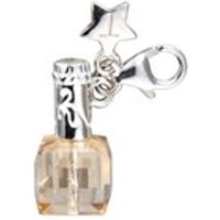 Tingle SCH133 Silver Enamel Perfume Karab Clasp Charm - F8129