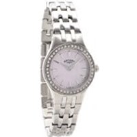 Rotary LB0018107 Stainless Steel Crystal Set Bracelet Watch - W6432