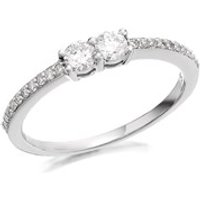 U&Me 9ct White Gold Diamond Ring - 1/3ct - EXCLUSIVE - D6912-J