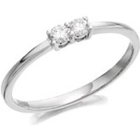 U&Me 9ct White Gold Diamond Ring - 15pts - EXCLUSIVE - D6915-M