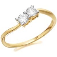 U&Me 9ct Gold Diamond Ring - 1/3ct - EXCLUSIVE - D6930-L
