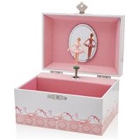 Pink Ballet Shoes Musical Jewellery Box - P5625